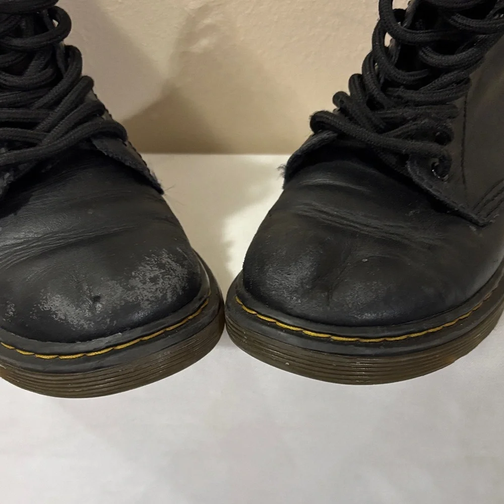 Dr. Martens Black Kids Boots